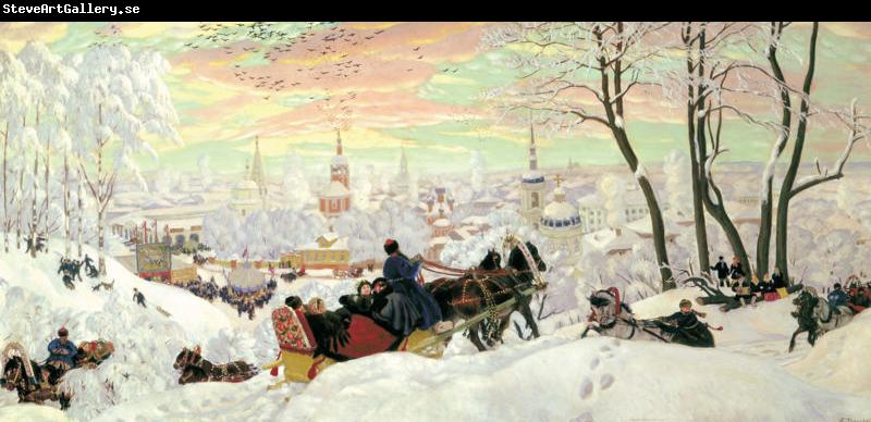 Boris Kustodiev Maslenitsa Tuesday